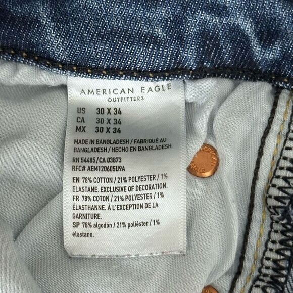 American Eagle AEO Original Straight Jeans Size 30 - Picture 7 of 11